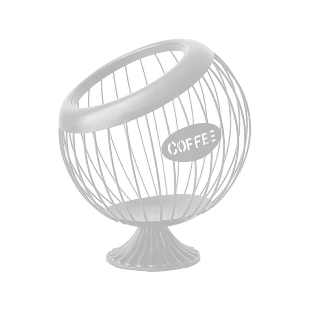 Espresso Capsule Holder Container Counter Coffee Pod Holder White