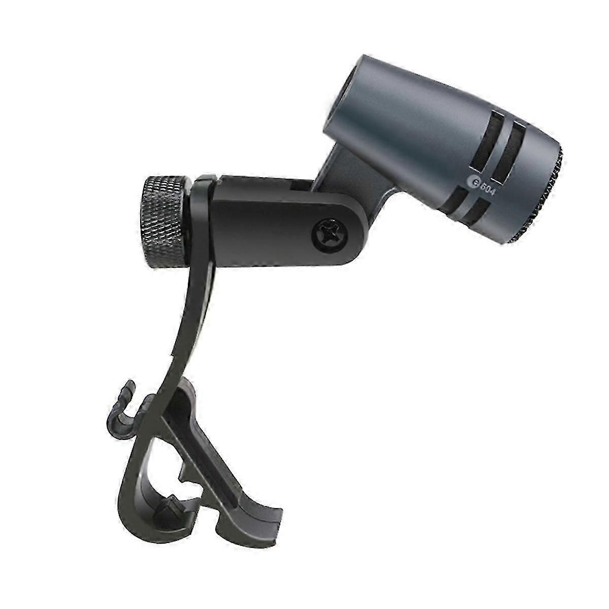 E604 Wired Dynamic Microphone Cardioid Instrument Drum Microphone with Clip Arm Mount Suitable for