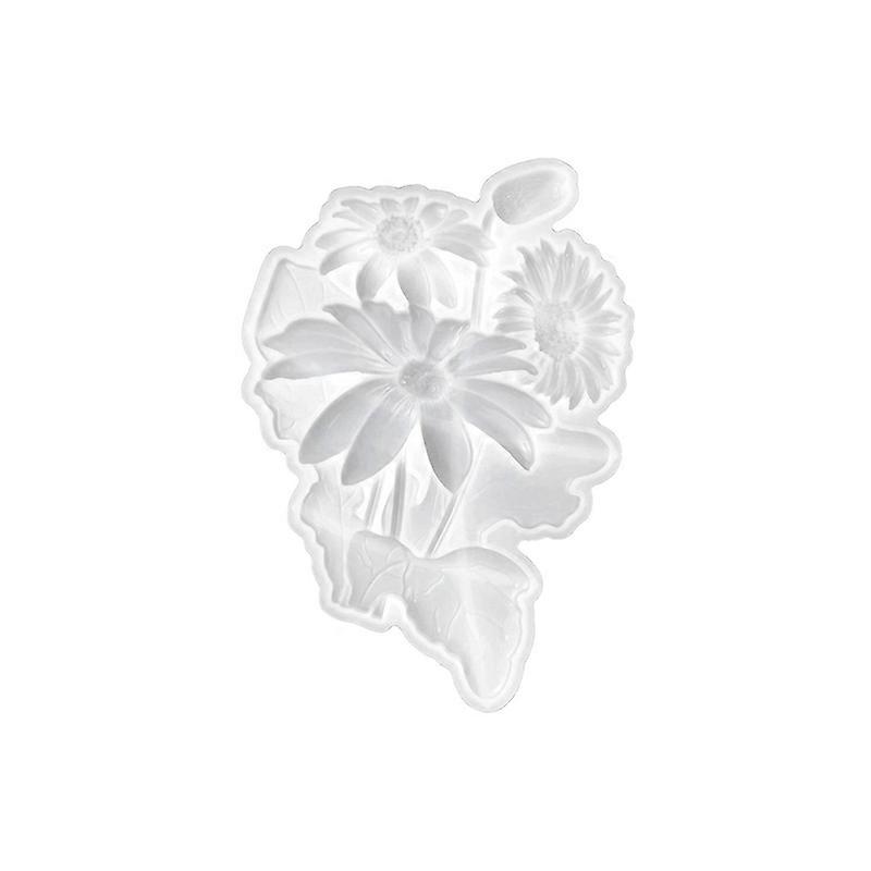 DIY Sunflower Ornament Mould Crystal Resin Epoxy Craft Casting Mold