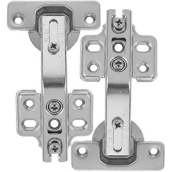 2pcs Cabinet Door Hinge Corner Cabinet Hinge Invisible Folding Cabinet Hinge