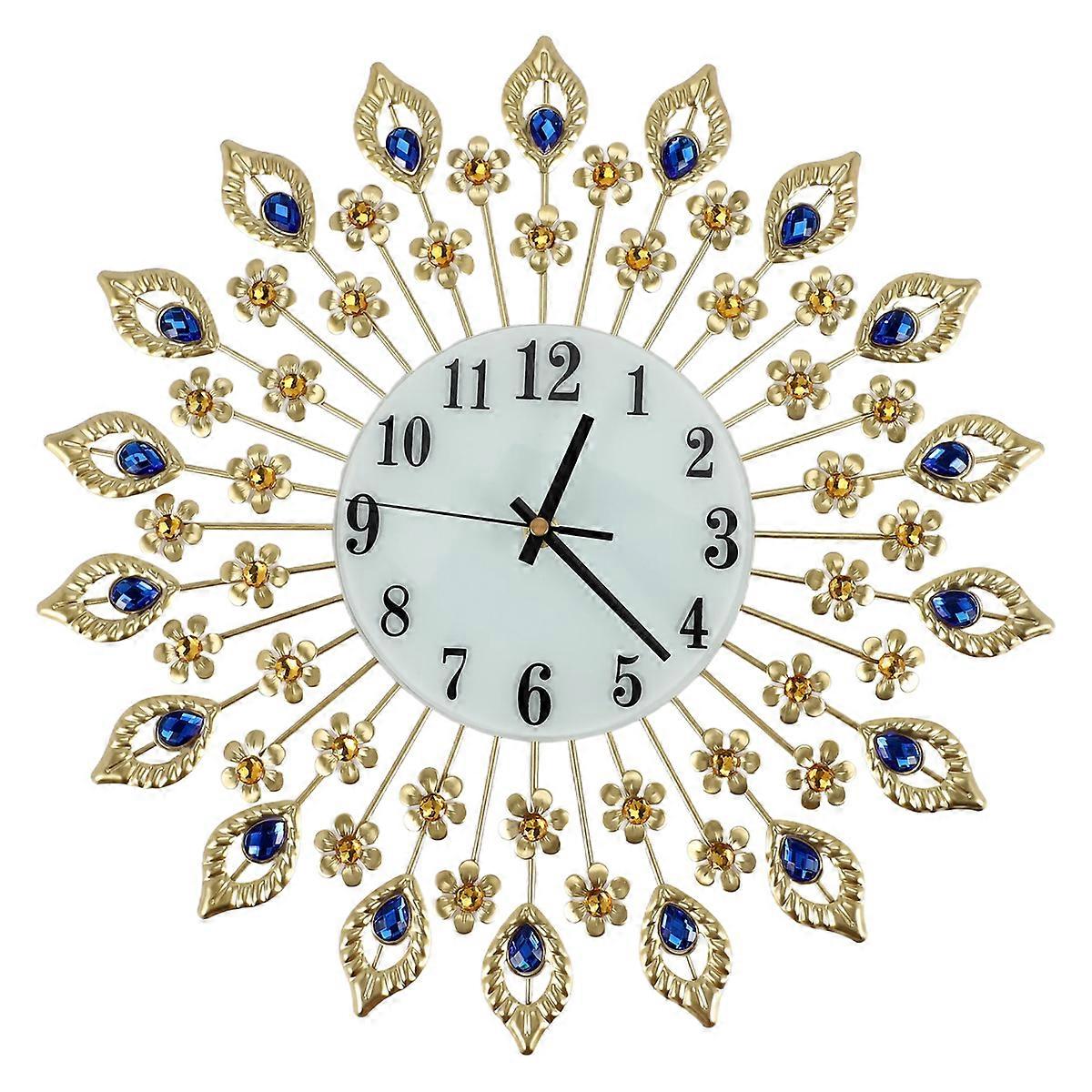 Luxury Wall Clock Metal Decoration (#1 Gold)