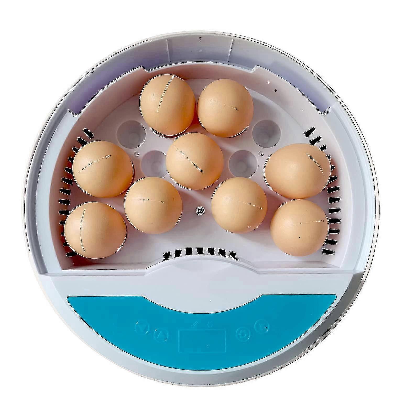 Automatic Egg Incubator - 9 Egg Hen Egg Incubator with Temperature Control - Ideal for Poultry Quail