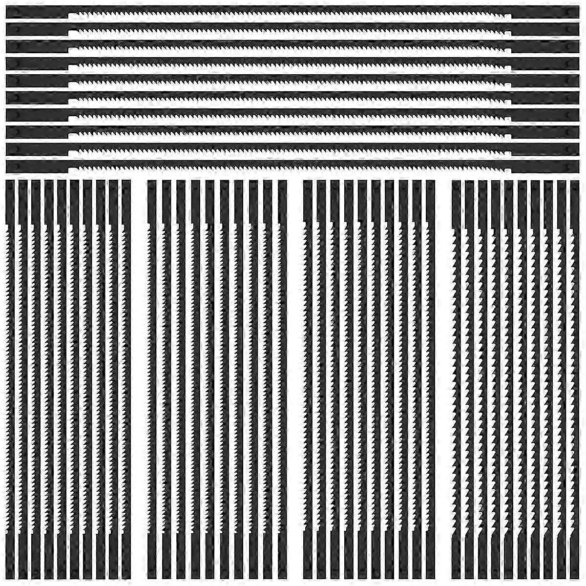 50Pcs Scroll Saw Blade Pin End 5Inch High Carbon Steel Scroll Saw Compatible for 3921 3922 3923 Woo