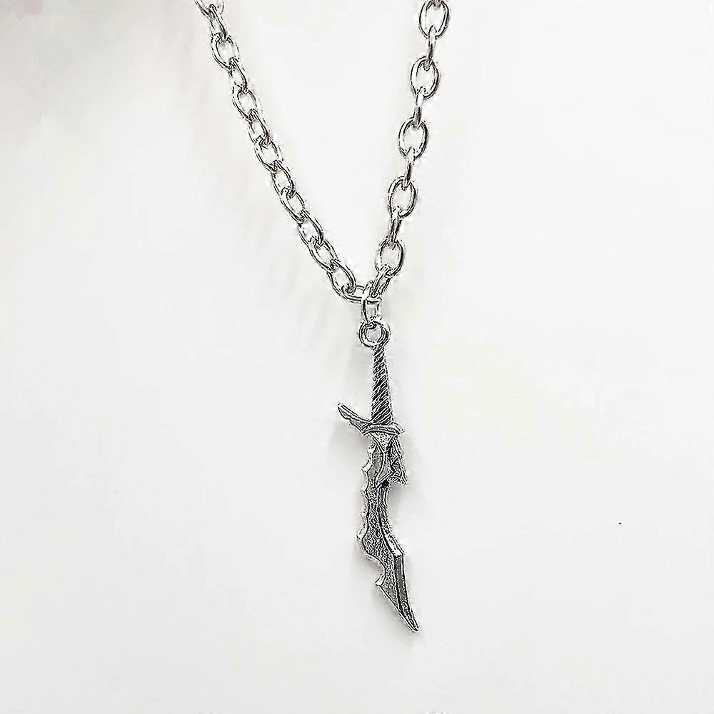 قلادة قلادة سكين تأثيري لأنيمي سولو تسوية شخصية مجوهرات التبعي مع مستوى الخام