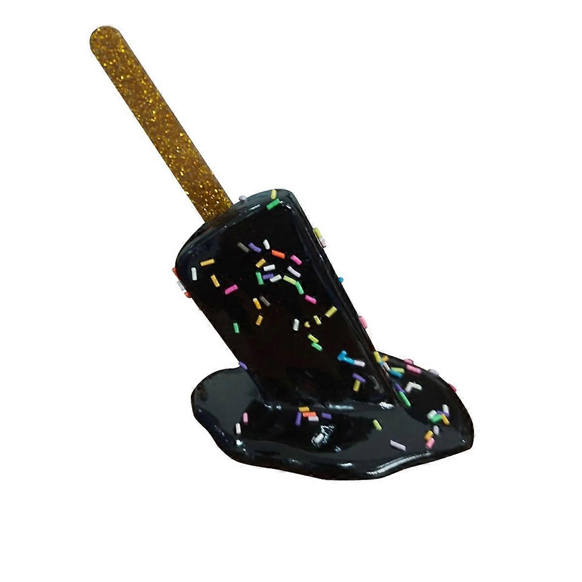 Melting Popsicle Sculpture, Melting Ice Cream Ornaments, A