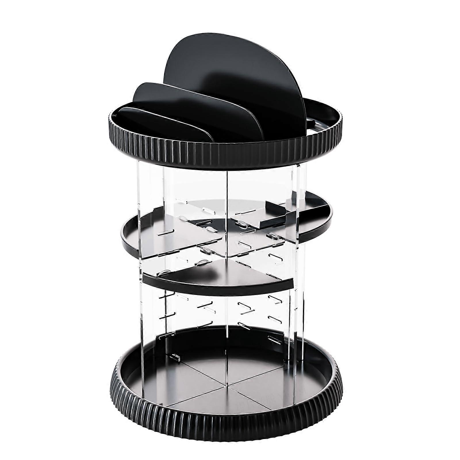 Adjustable Acrylic Makeup Organizer for Vanity Countertop