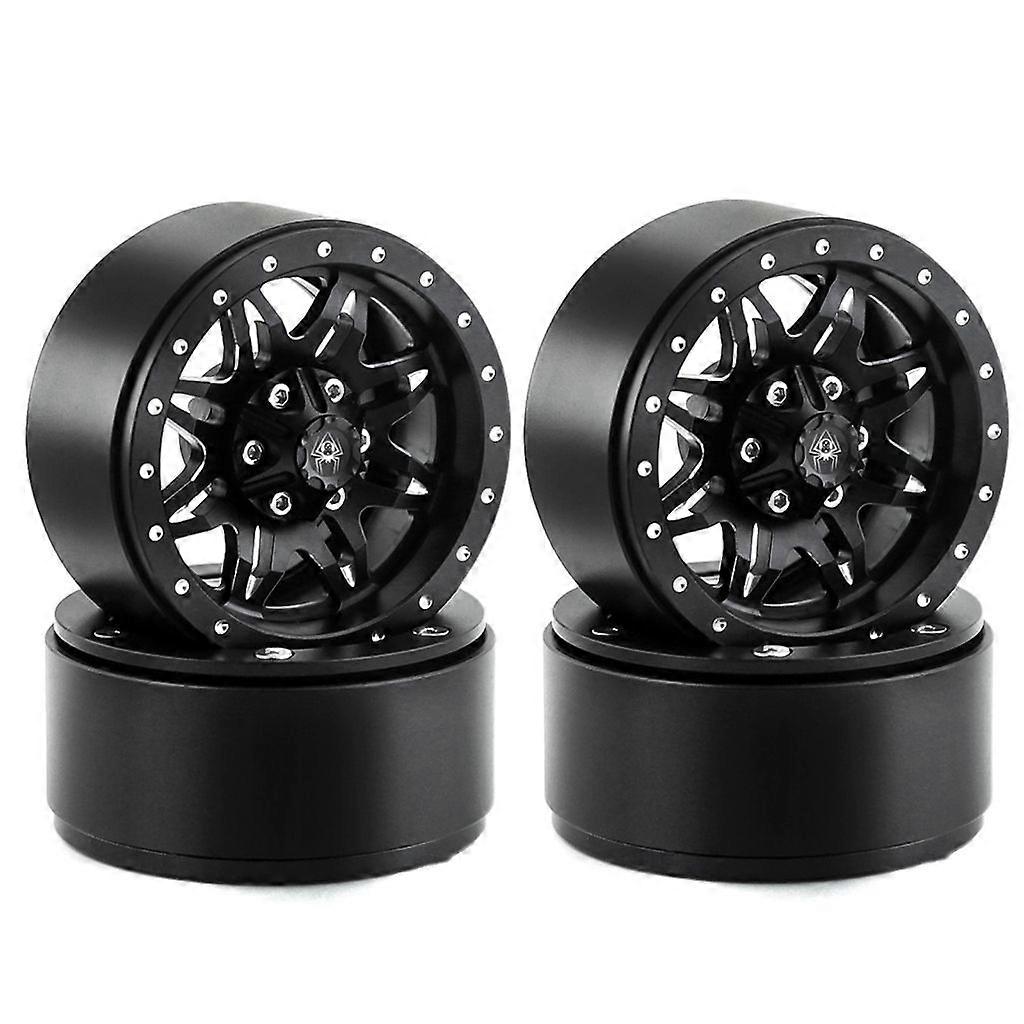4pcs/set Ζάντες τροχών Rcfor SCX10Trx6 Beadlock Πλήμνες ροδών Ζάντες τροχών TRX4D90