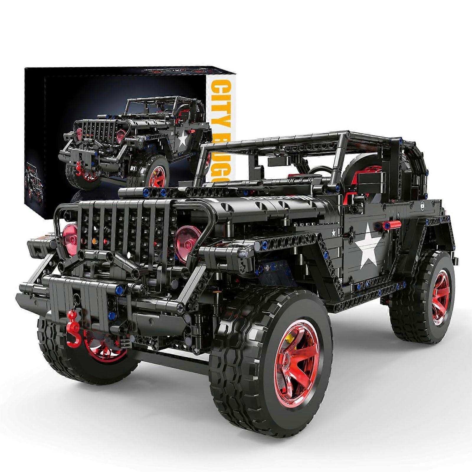 MOCBROPCS Black Warrior 2272PCs Off-Road SUV Building Kit - 1:8 Scale Technic Model with Working Suspension & Winch, Collector's Engineering Project f