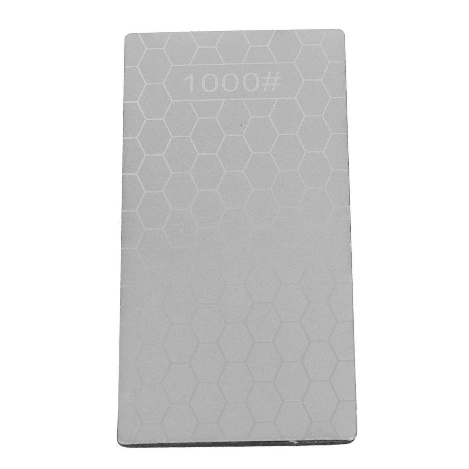 Diamond Sharpening Stone Rectangle Diamond Knife Sharpening Plate Whetstone Grindstone Grinder Tool for Kitchen 1000 Grit