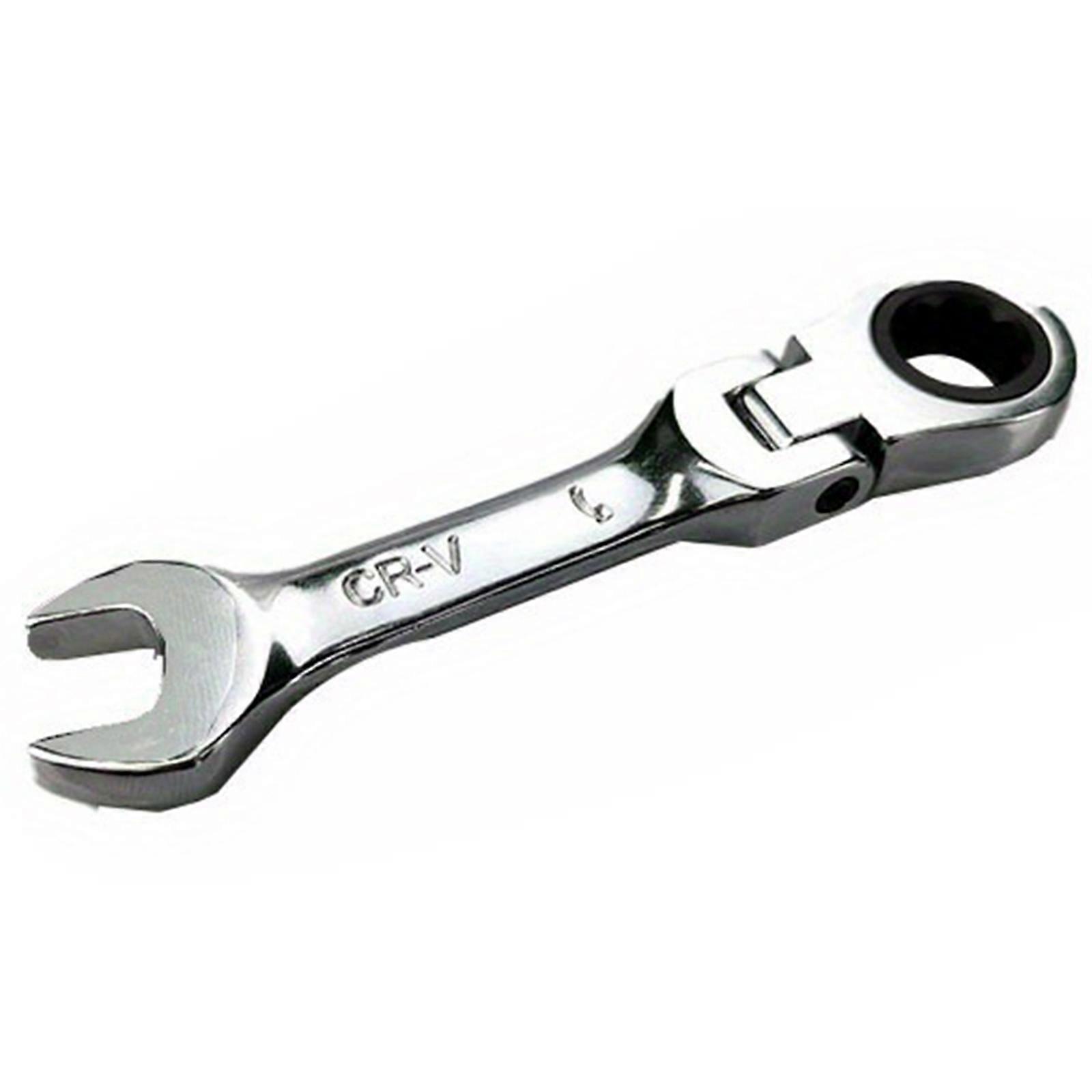 Convenient Ratchet Tool Flexible Head Ratcheting Wrench 5°Movement & 72Teeth for DIY Projects and Mechanical Repairs 9mm
