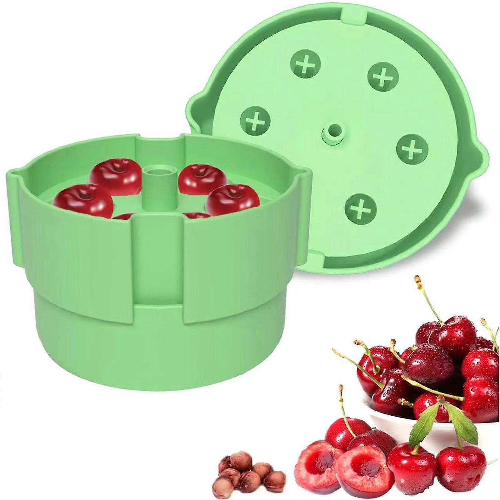 Olive and Cherry Pitters Corer Remove 6 Stones One Time Multi-Function Tool Suitable for Kitchen Pastry