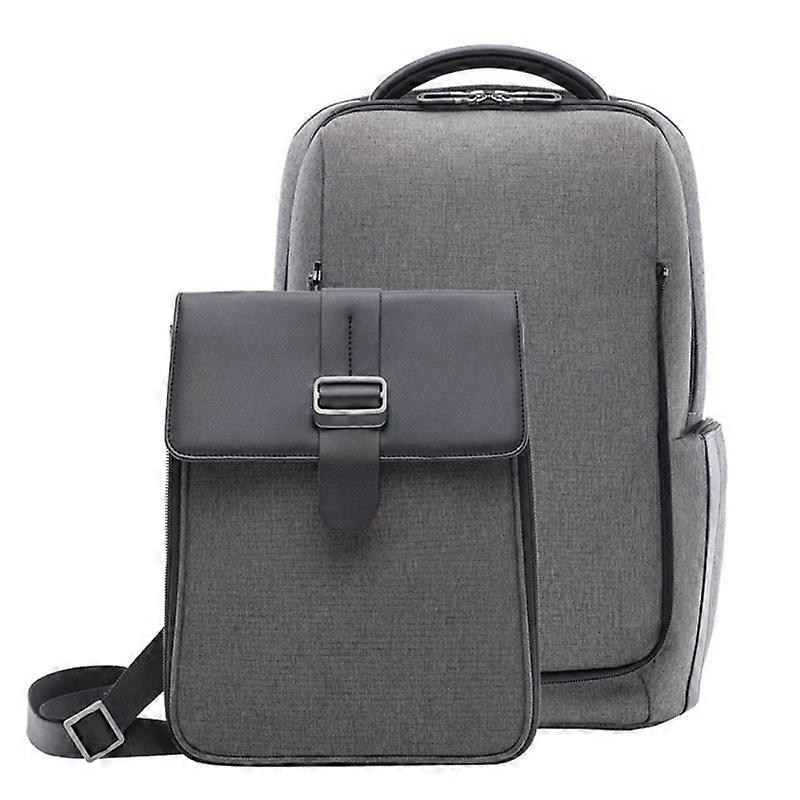 Men Backpack Multifunctional Anti-theft Removable Front Pocket 15.6 Inch Laptop Backpack