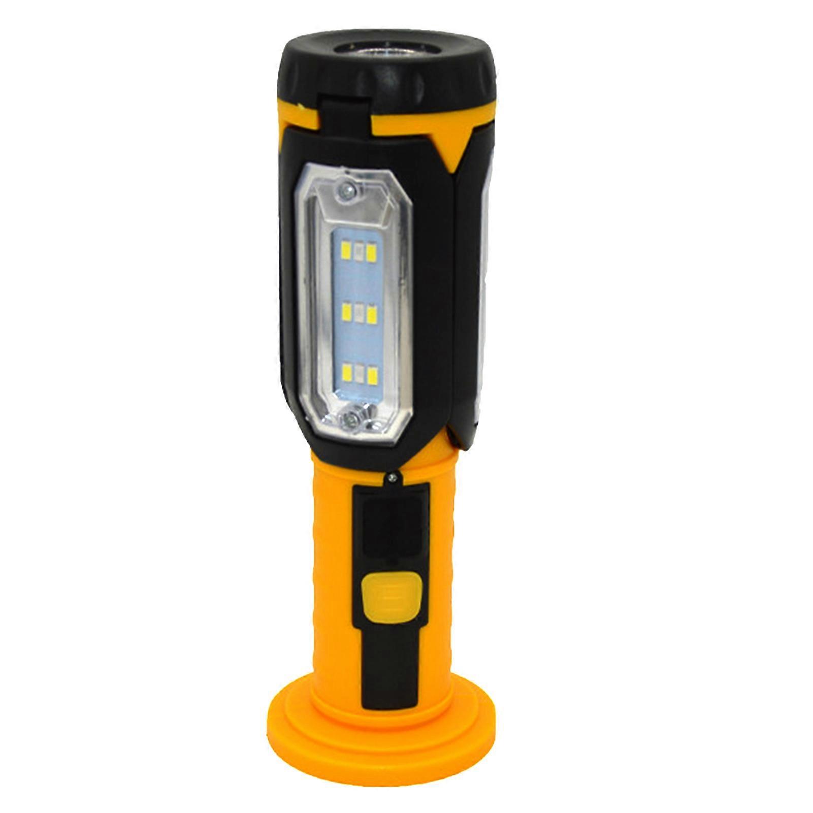 Work Light with Magnetic Base and Hanging Hook Rechargeable Portable Flashlight