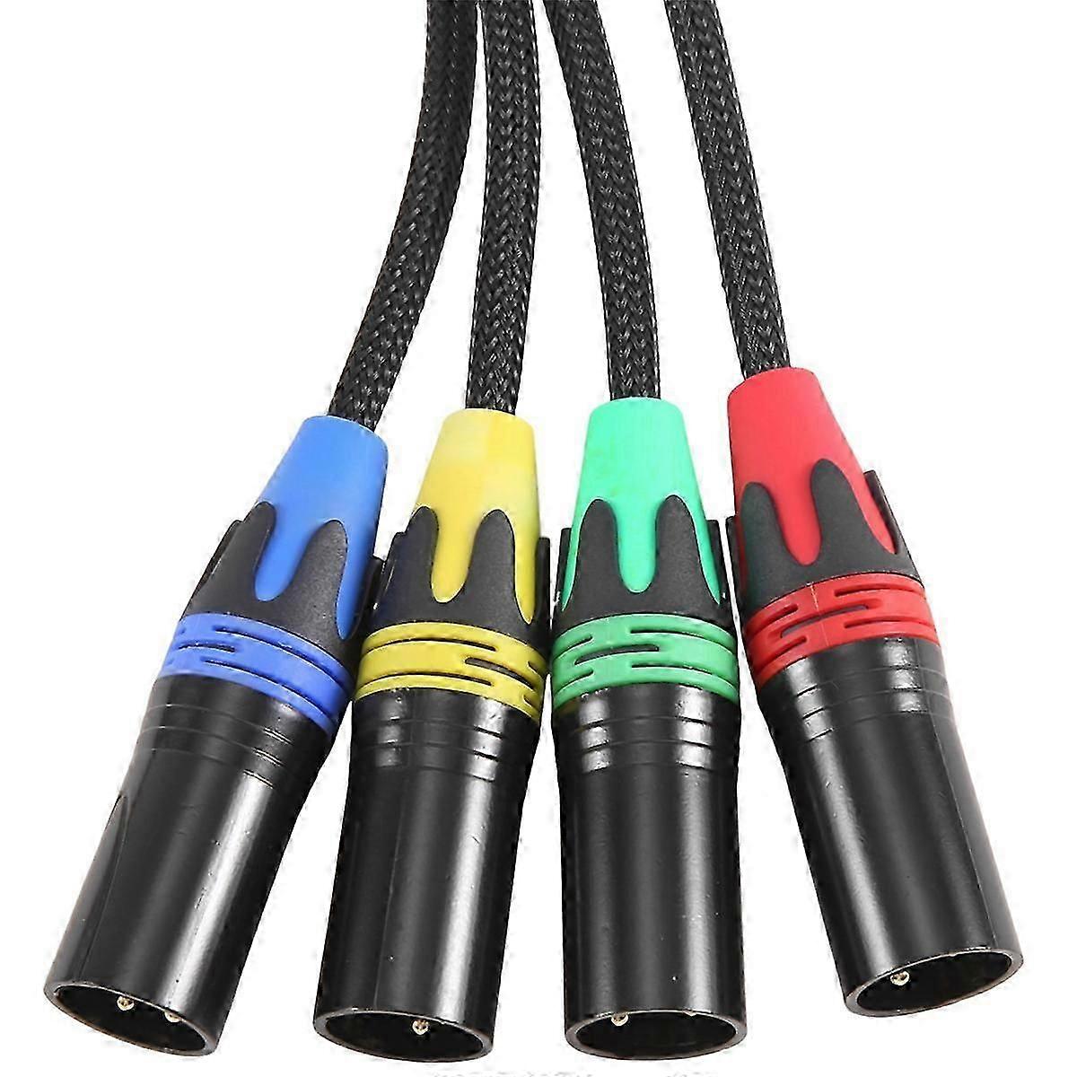 Xlr 4-channel 3-pin Multi Network Stage And Studio Connection, Xlr Male And Female Cable Stage Audio Rj45(ne8f-s4m)