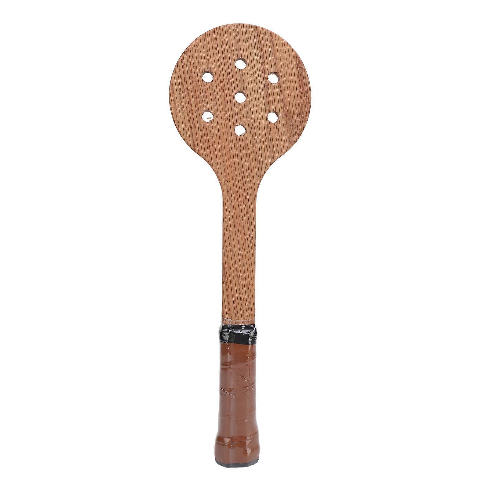 Pointer Spoon Practice Batting Accurately Good Control Improve Responsiveness Wooden Tennis Training Racket for Outdoor Indoor