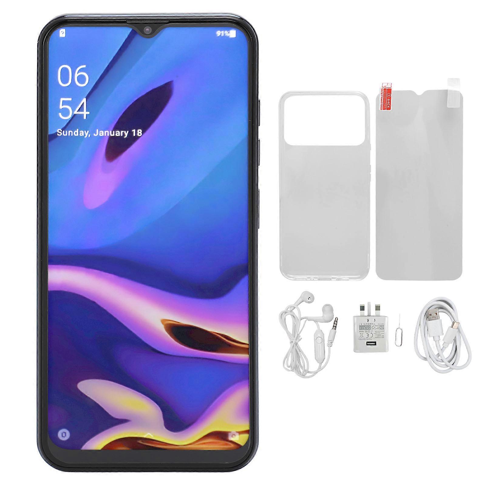 M6 PRO 6.54in Face Unlocked Smartphone Drop Screen 3G Network 4GB 64GB SIM Dual Standby 32MP 16MP For Android 13 6800mAh