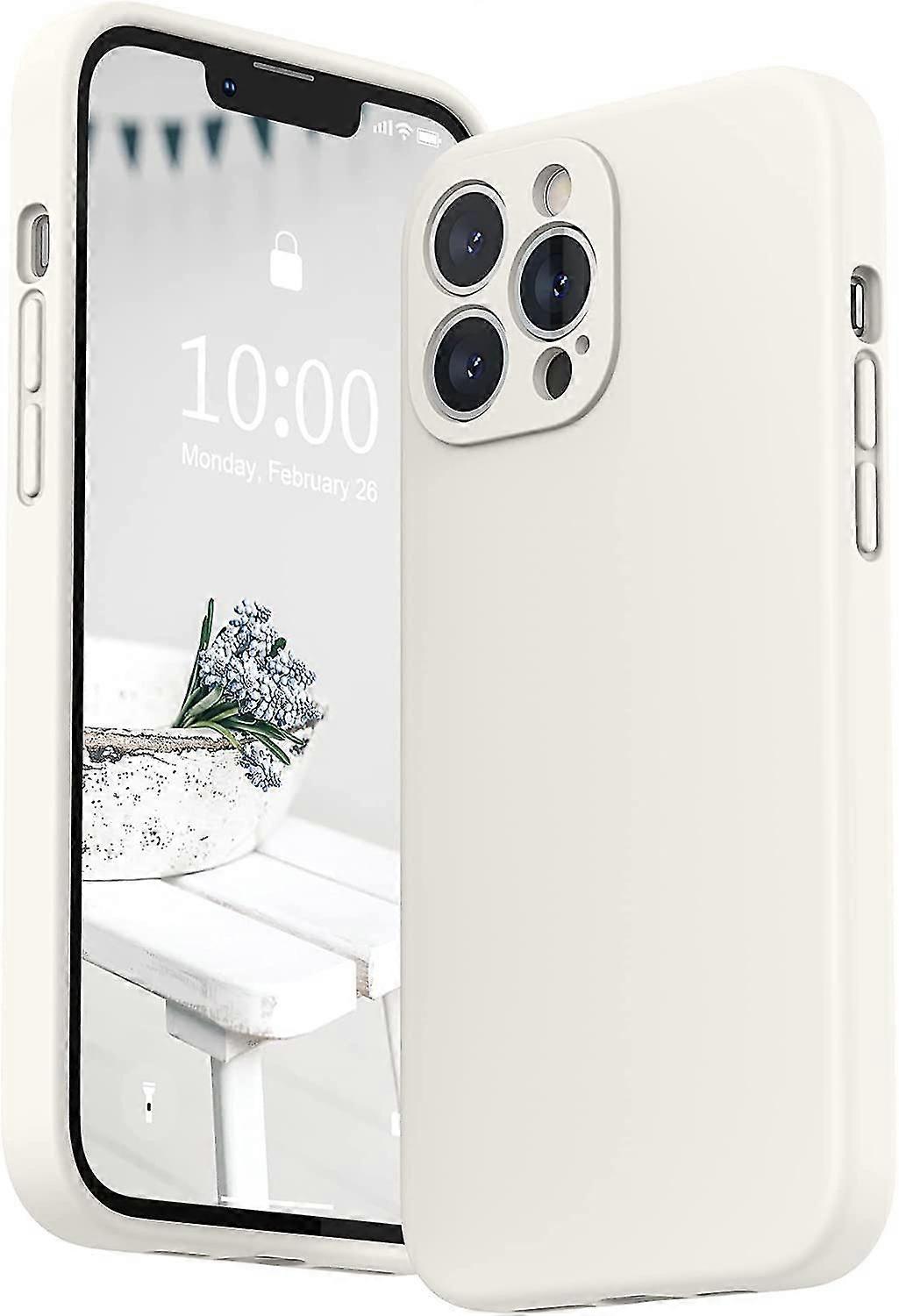 Iphone 13 Case Liquid Silicone Case With Camera Protection,soft Anti-scratch Microfiber