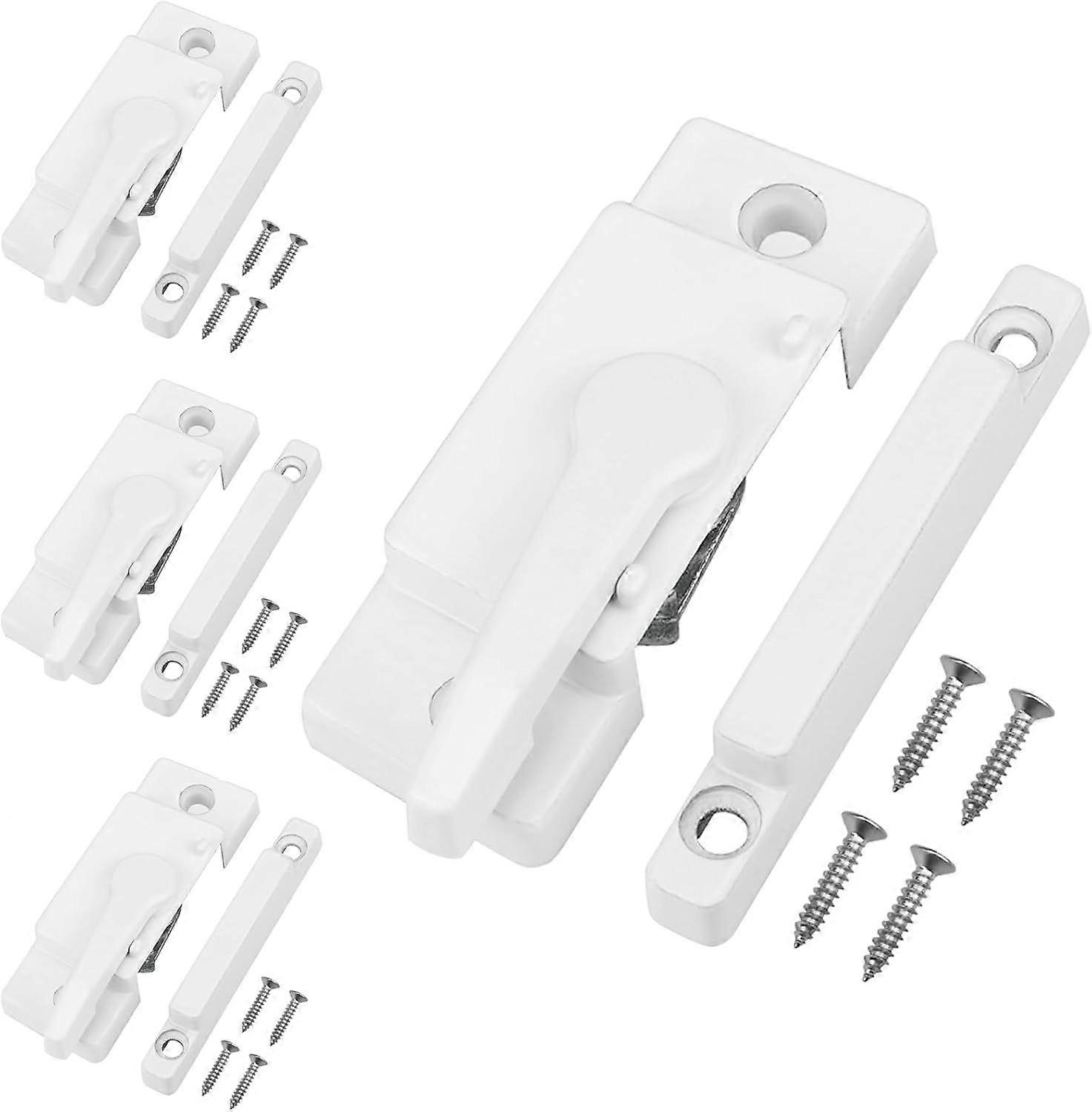 High quality brand new  Window Sash Locks, 4 Pack Window Latches Replacement Sash Locks Wh