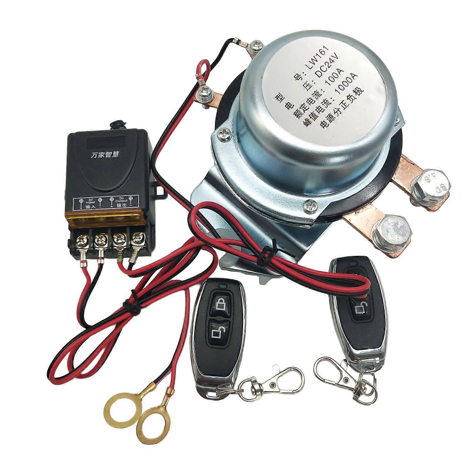 Battery Disconnect Wireless Remote Control Auto RV 100A12V