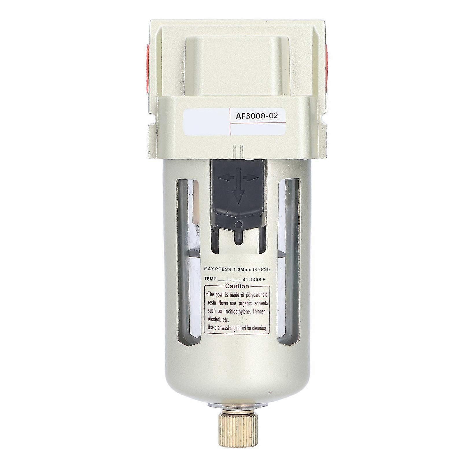 Compressor Water Moisture Trap Cleaner Particulate Air Filter Replacement Single Unit