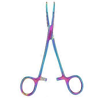 Stainless Steel Pet Dog Cat Ear Hair Puller Remover Tweezers Curved Tip Cleaning Clamp
