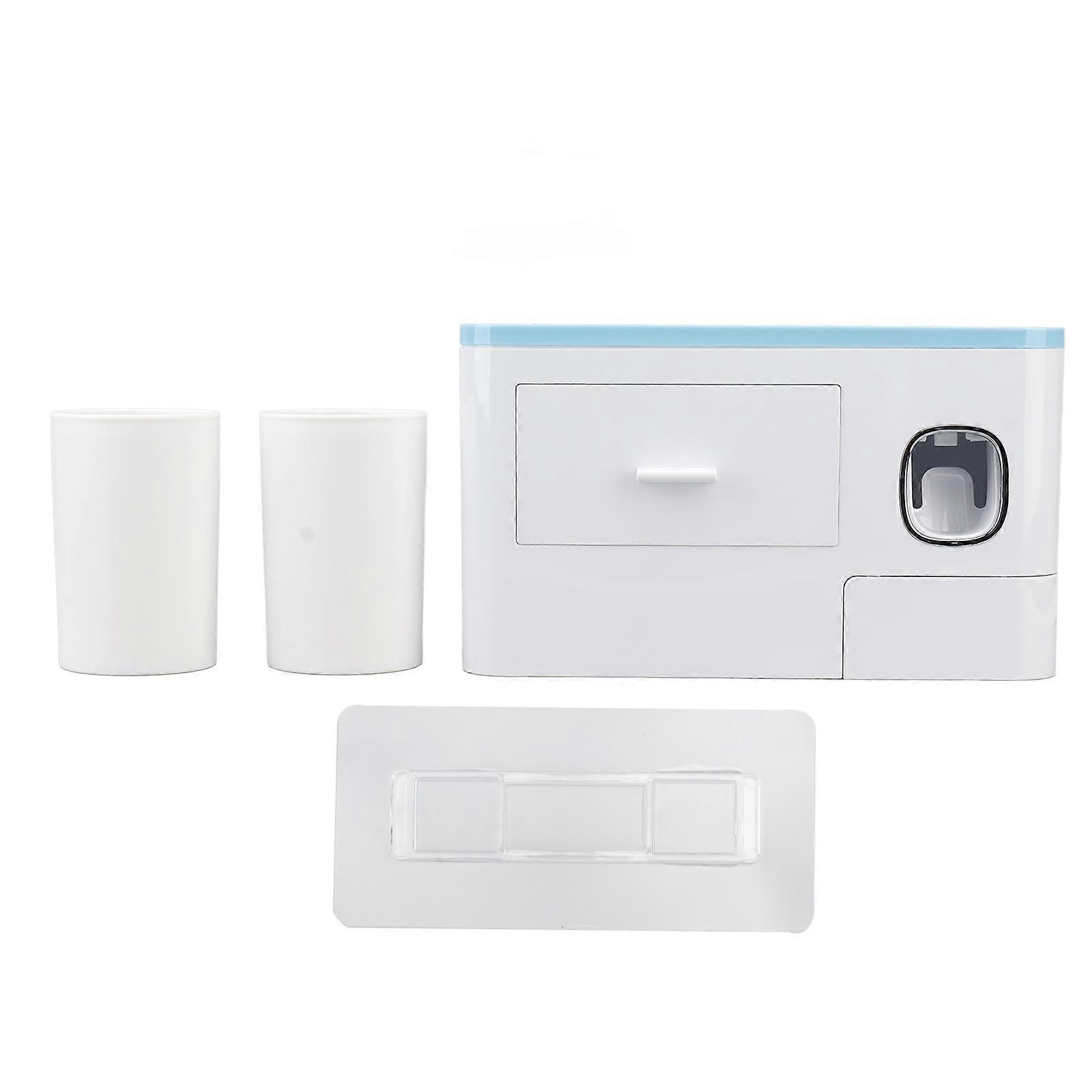 Toothpaste Dispenser Wall Mounted Toothpaste Dispenser Squeezer Kit for Bathroom Accessories