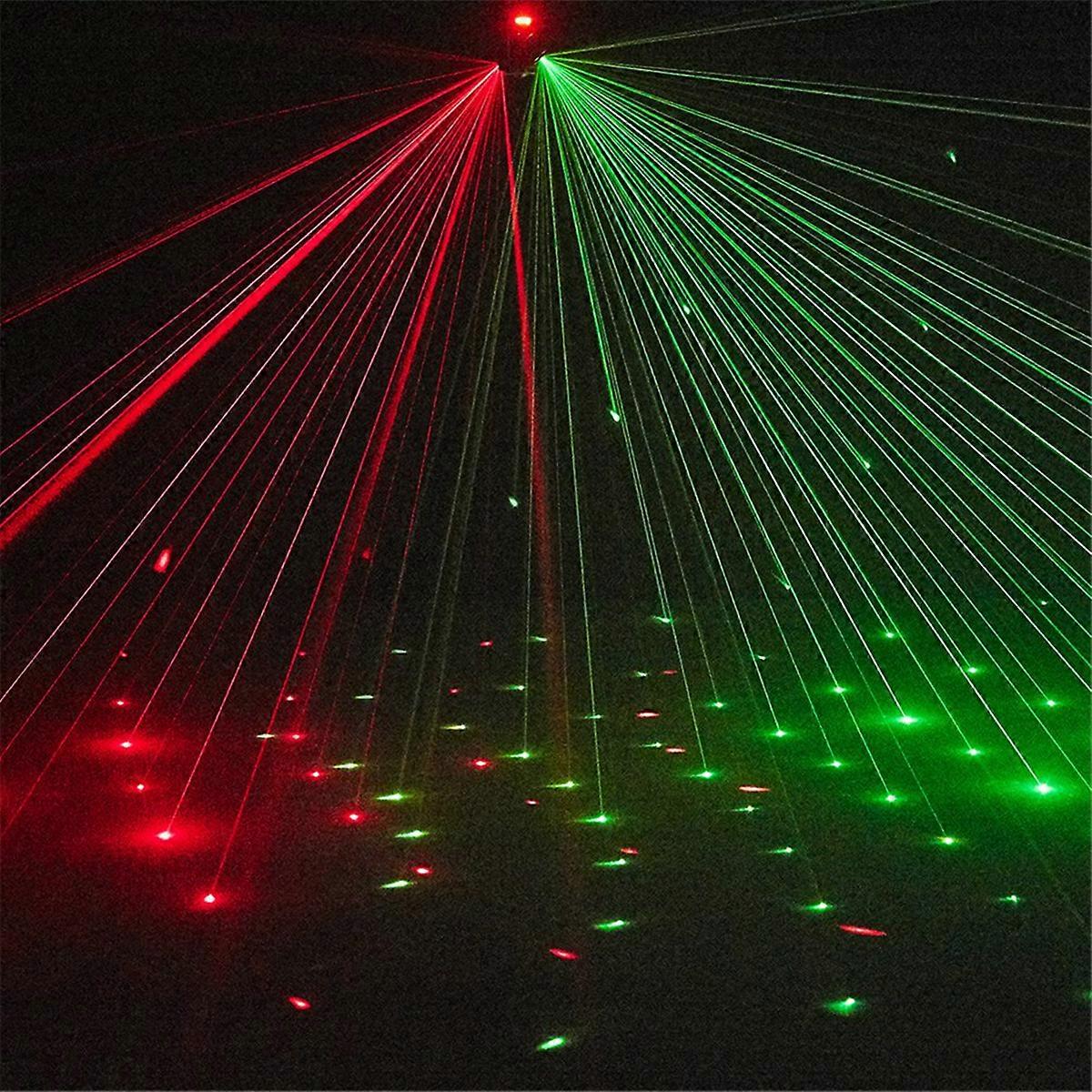 50W LED Rotating Laser Beam Strobe 3-in-1 Disco Light DMX512 DJ Bar Club Wedding Christmas Effect S