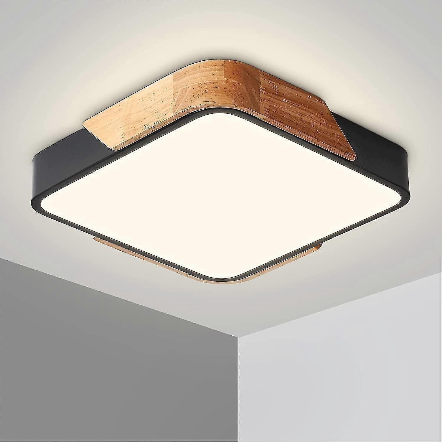 LED Ceiling Light 24W Ceiling Lamp with Remote Control Adjustable Brightness Modern Ultra Thin Squar