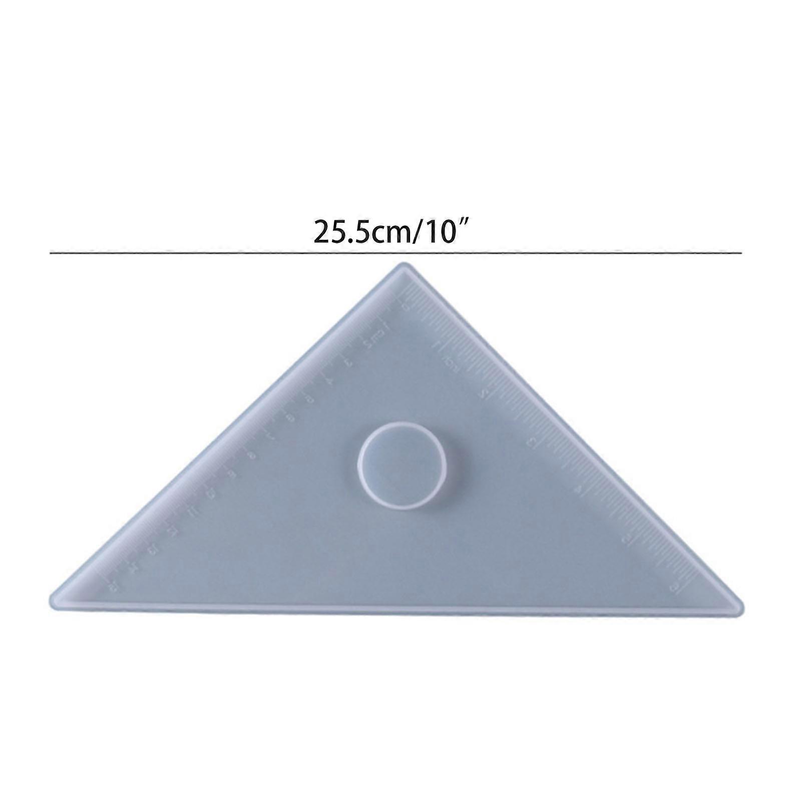 Ruler Resin Silicone Mold 4PCS Protractor for Triangle Ruler Right Angle Ruler DIY Craft Jewelry Making Resin Casting Mo