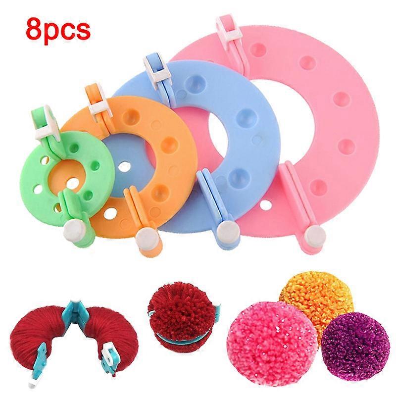 Pompom Maker Tool Set Needle Knitting  Craft Plush Ball Making Tool