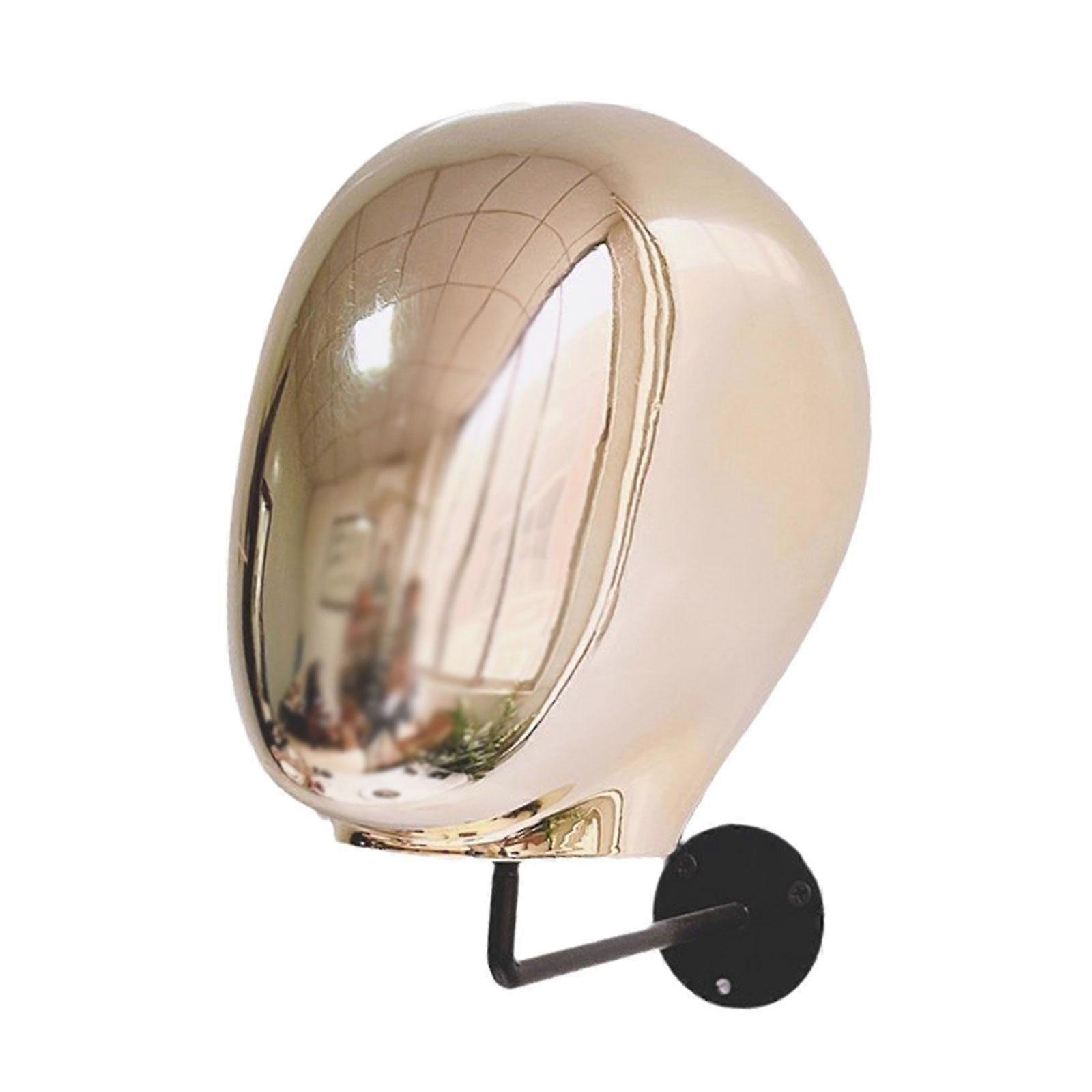 Väggmonterad hatthylla hatt displayställ Enkel installation Robust metallhatt