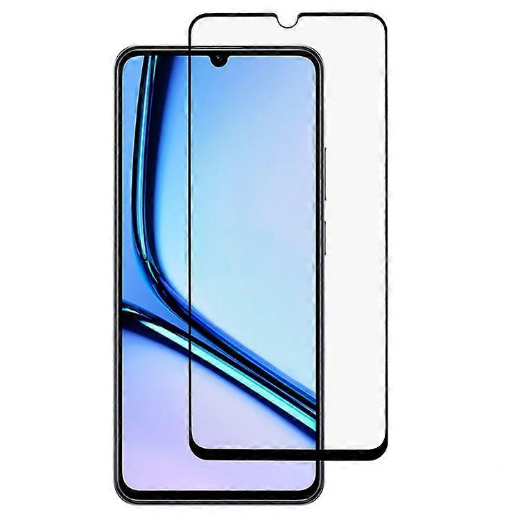 Realme Note 60x / C61 4G / C61(インド)4Gシルク印刷フルグルーHDクリアスクリーンフィルムに対応したスクリーンプロテクター