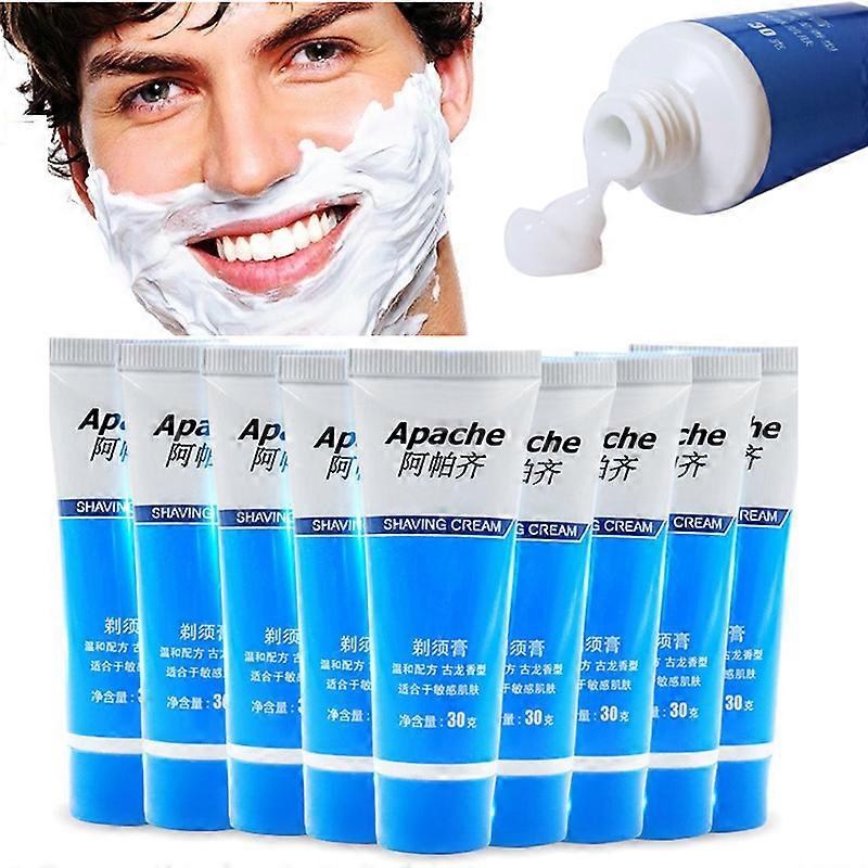 Men Shaving Cream 30g Softens Beard Reduces Friction All Skin Types 3 Year Shelf Life