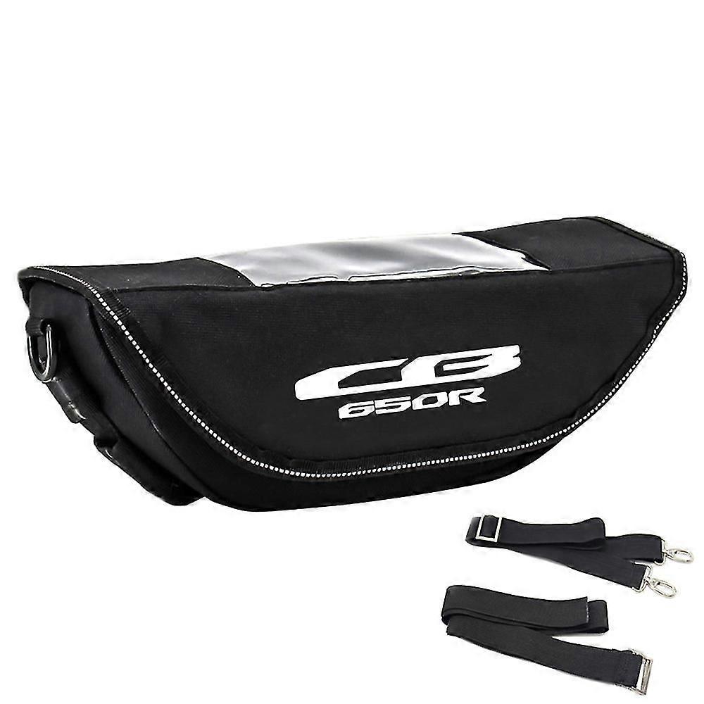 Applicable For Honda Cb650 R Cb650r Handlebar Storage Bag Motorcycle Handle Bag Navigation Bag Dustproof Waterproof Mobile Phone Bag