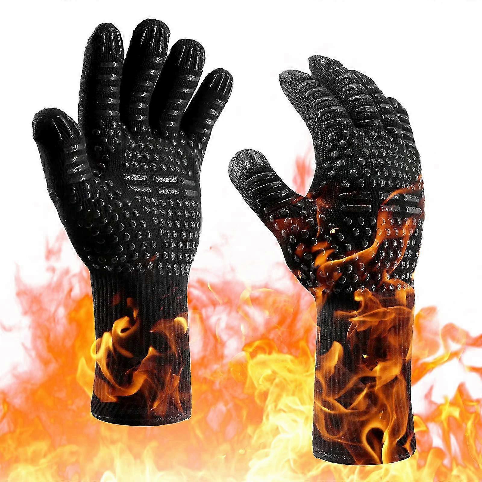 Heat Resistant BBQ Gloves for Cooking and Grilling