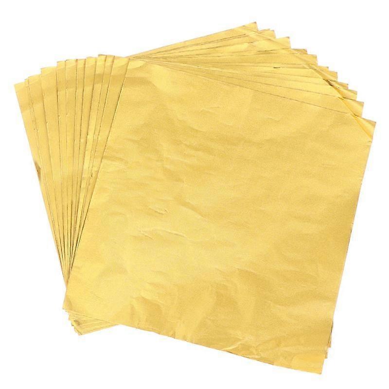 100 Sheets 20*20Cm Aluminium Foil Wrapper Paper Wedding Chocolate Paper