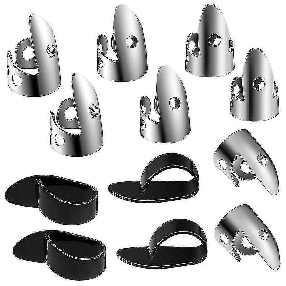 12-delat justerbart stålplektrumset för gitarr, bas, banjo - 12 delar