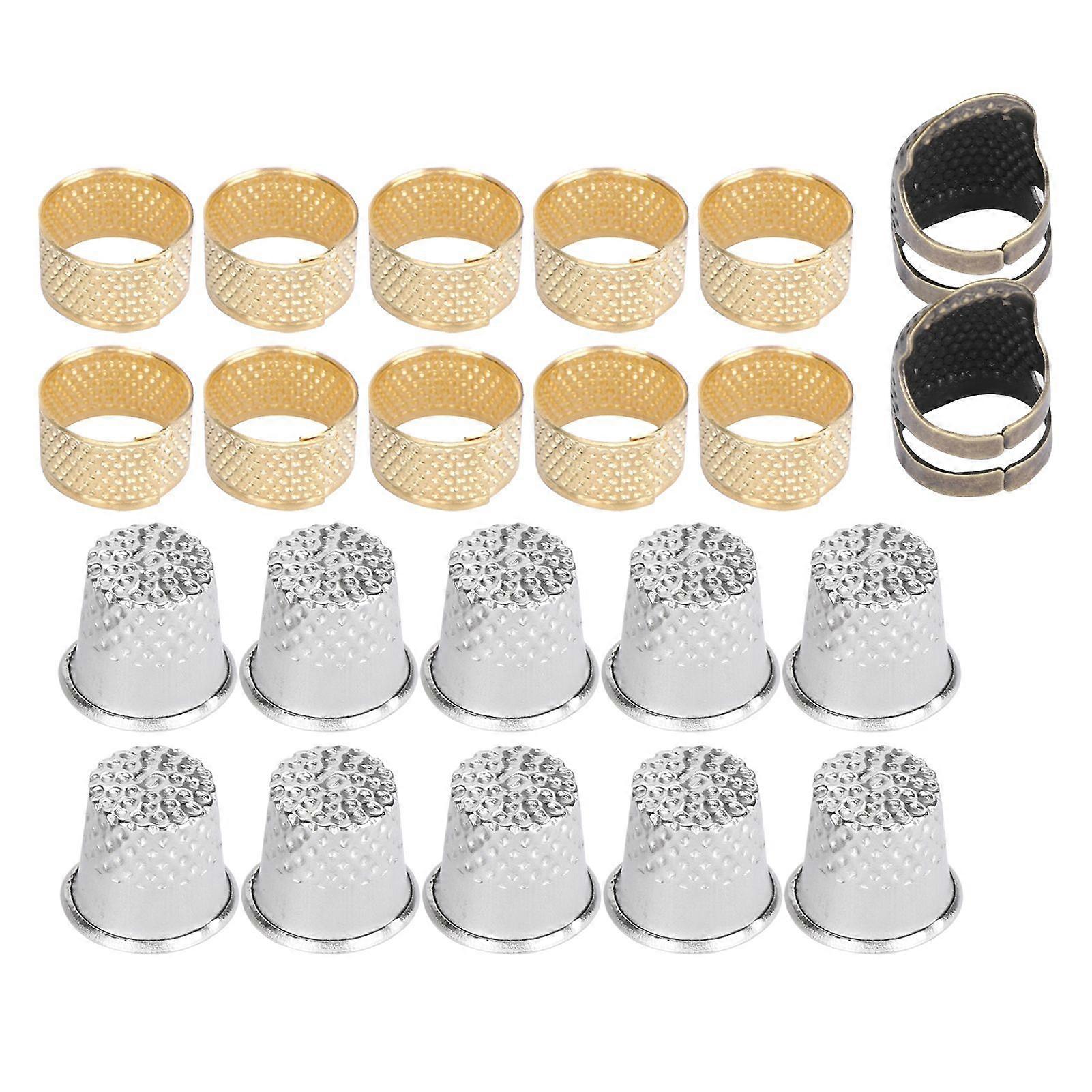 2025 Latest Model  Sewing Thimble Set Adjustable Brass Fingertip Protection