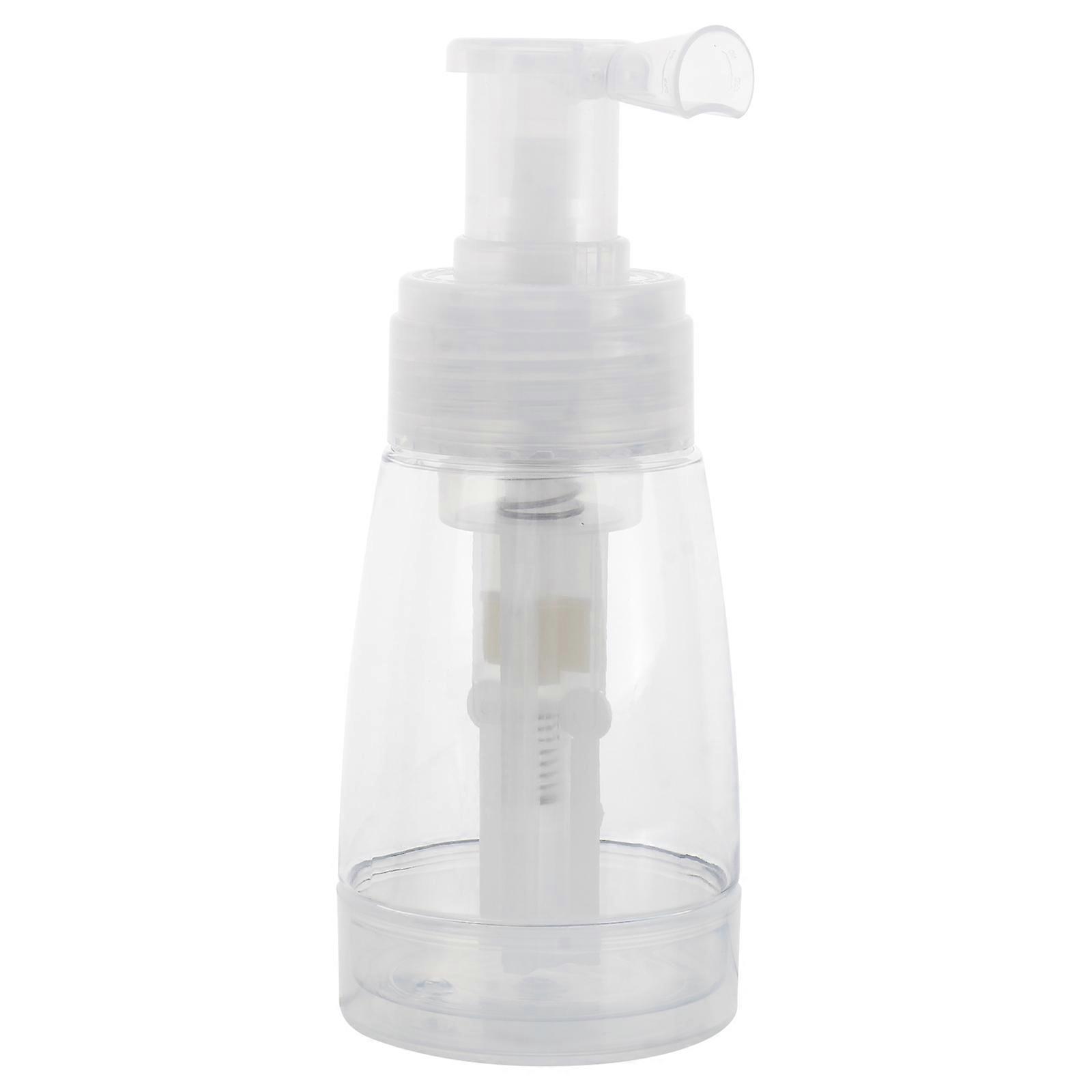 Portable PE Spray Bottle for Talcum Powder, Refillable Transparent Plastic Container for Dry Shampoo, Glitter, Deodorants – Travel Friendly Design