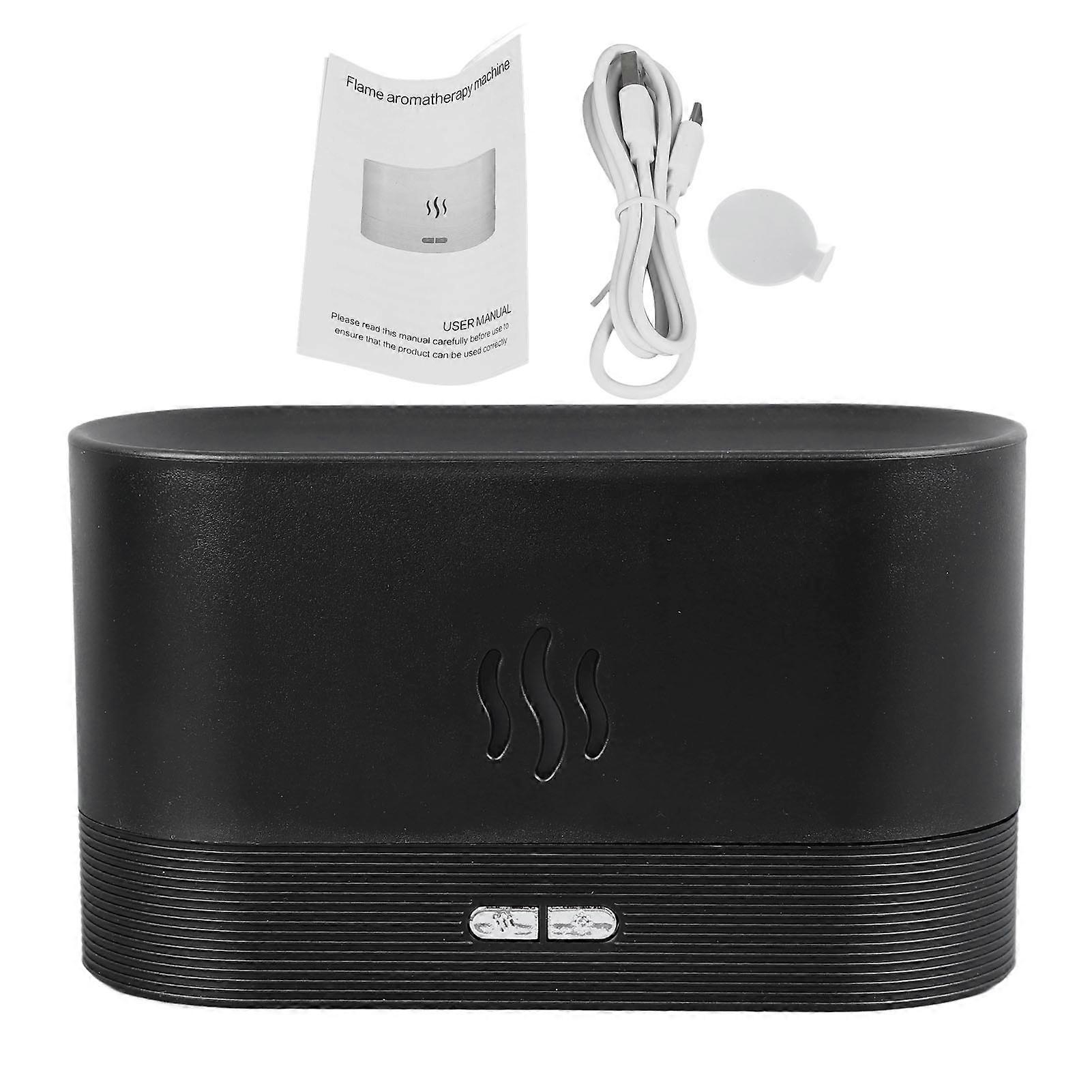 USB-Powered Aromatherapy Diffuser with Flame Effect for Home or Office