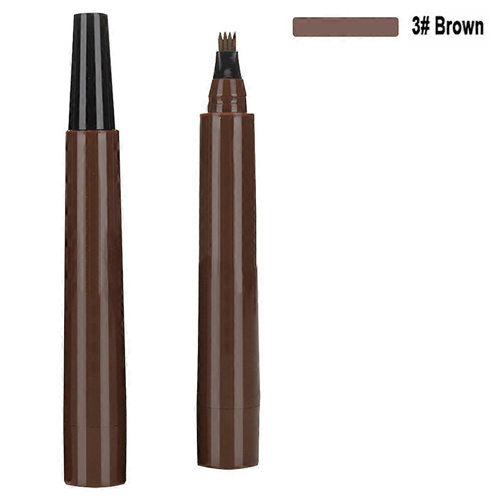 The Eyebrow Pencil With Micro-Fork Applicator Effortlessly Creates Natural Brows And Lasts All Day(Brown)