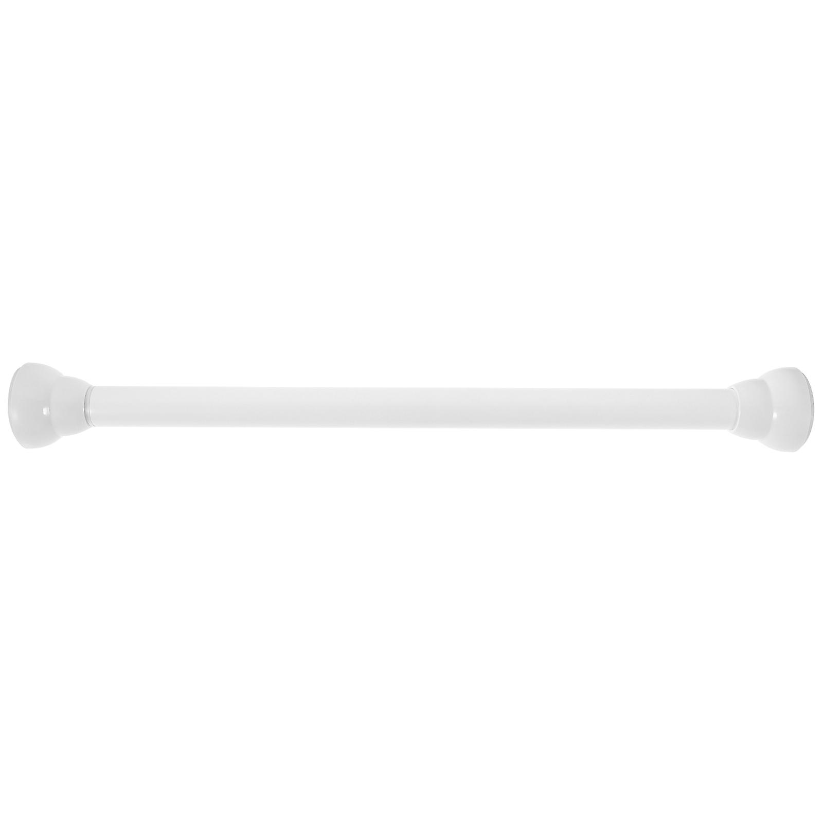 Adjustable Telescoping Tension Rod for Shower Curtains, Clothes Drying, and Closet Use – No Drill Installation