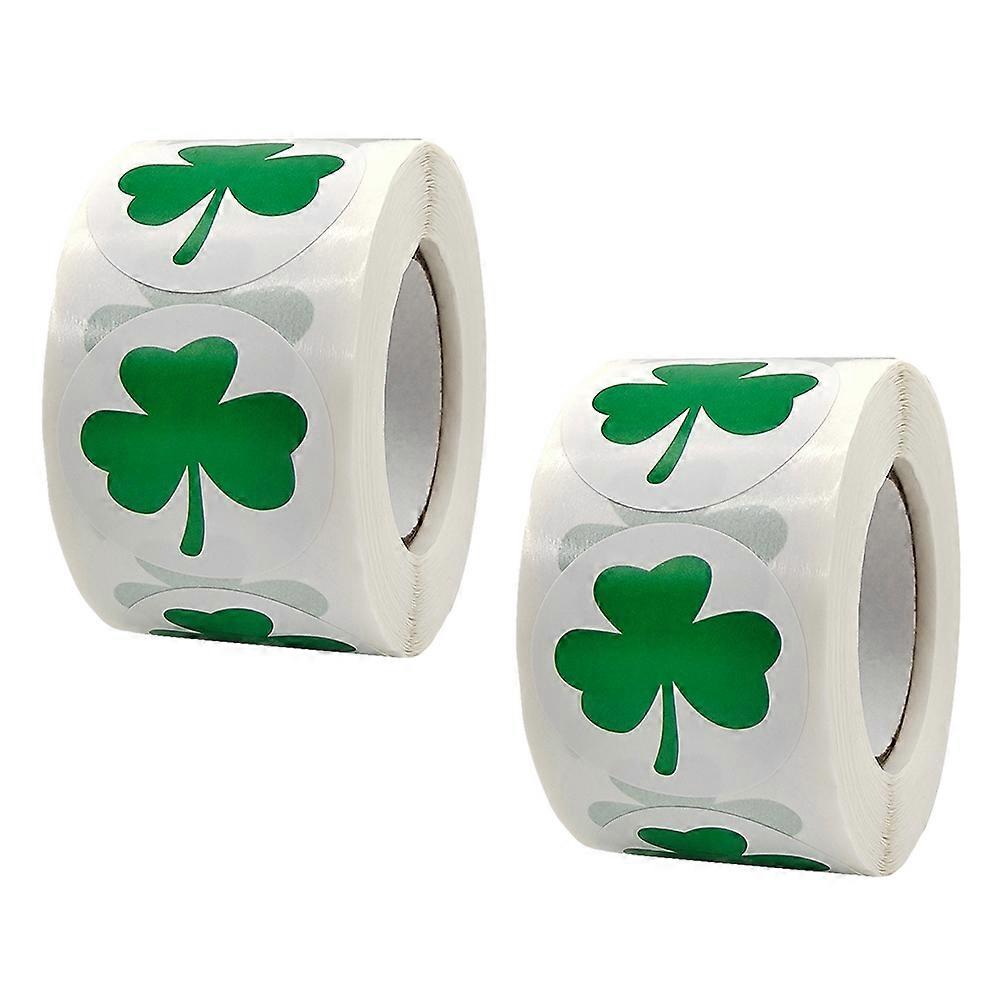 Package Sealing Stickers present Packing Decals Circular Copperplate Material 1000Pcs