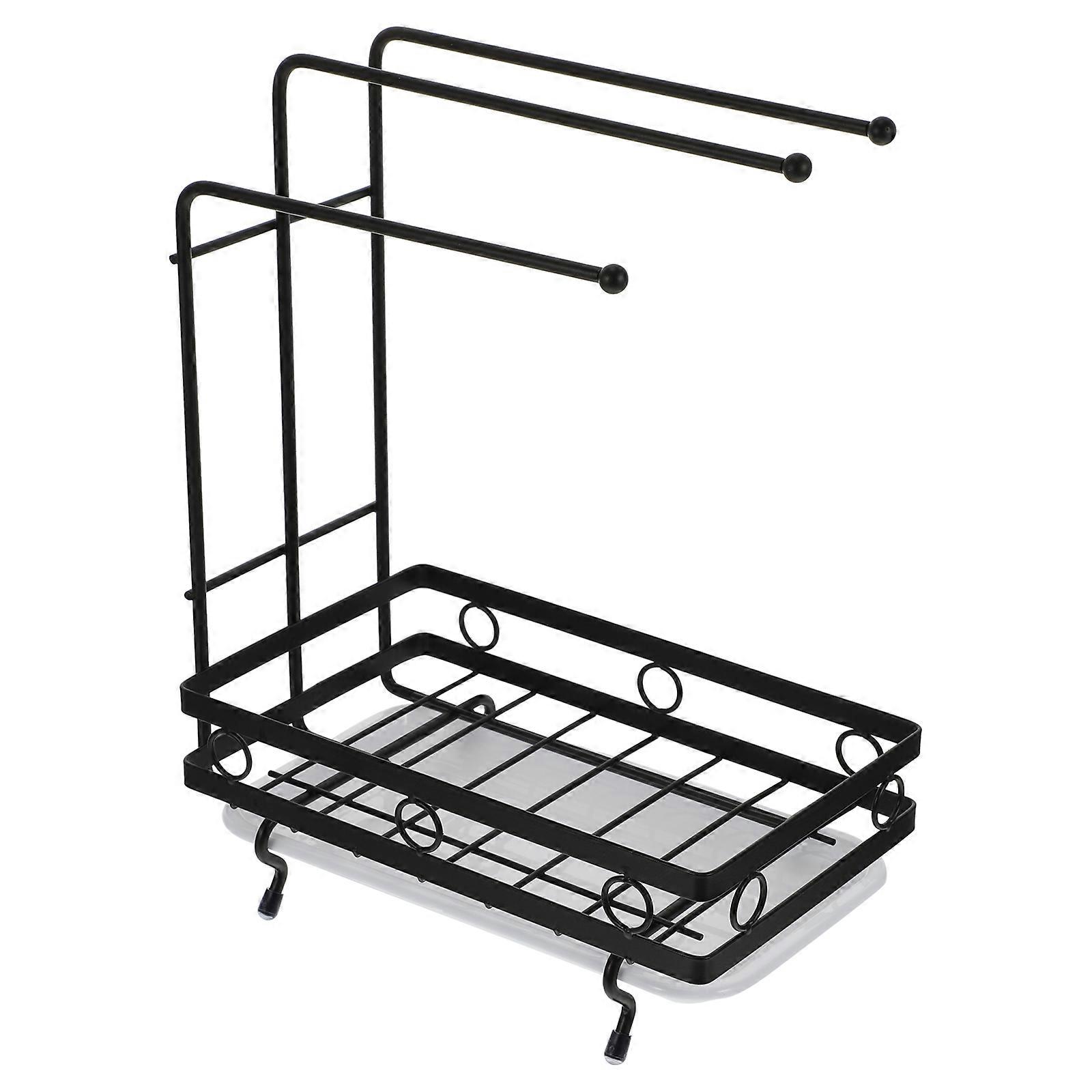 Rag Rack Kitchen Storage Rack for Storage Use Featuring 1Pcs Build