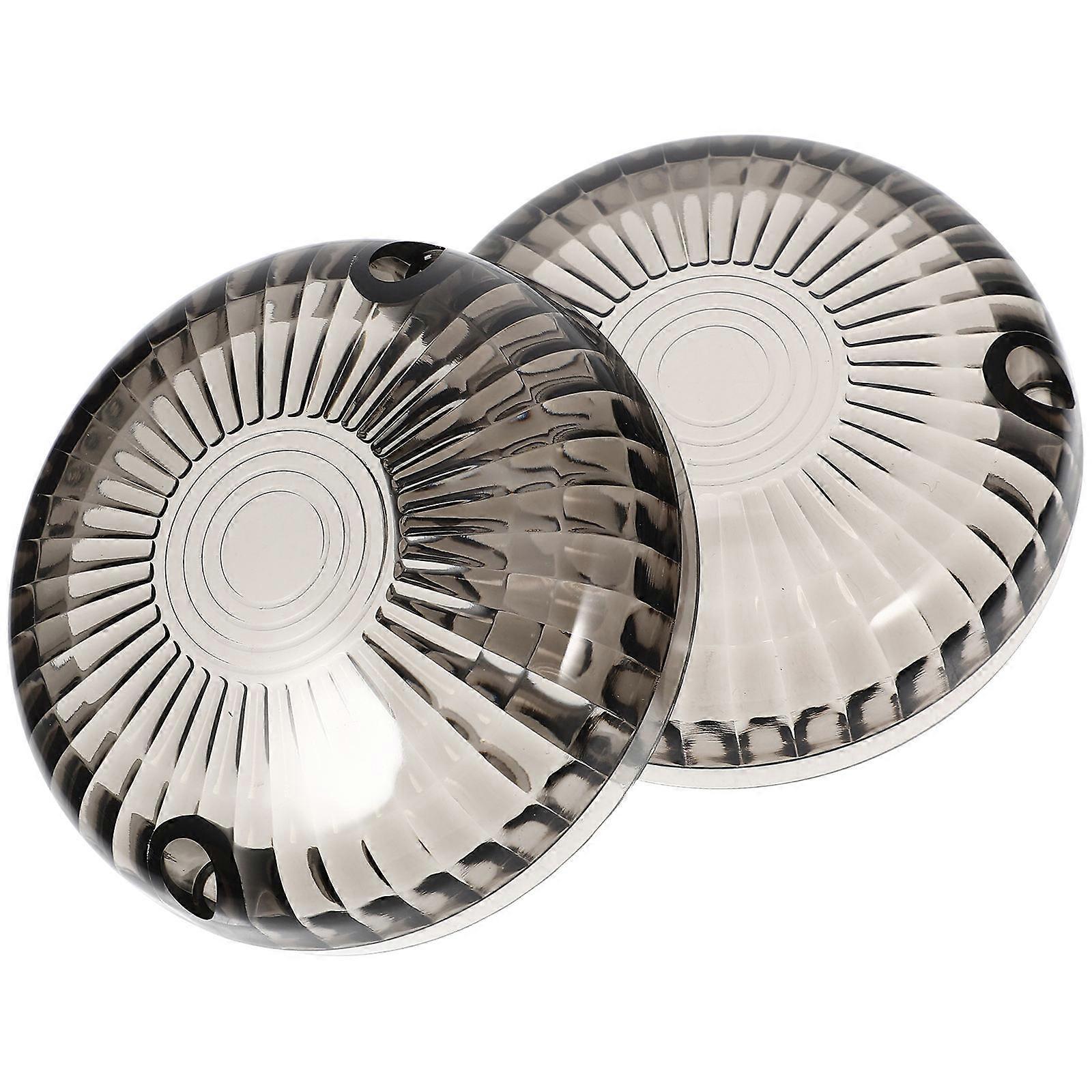 Signal Light Cover Motorcycle Flash Turn Signal Lenses Cover Smoke Simple Style Waterproof Motorcycle Owners 2Pcs