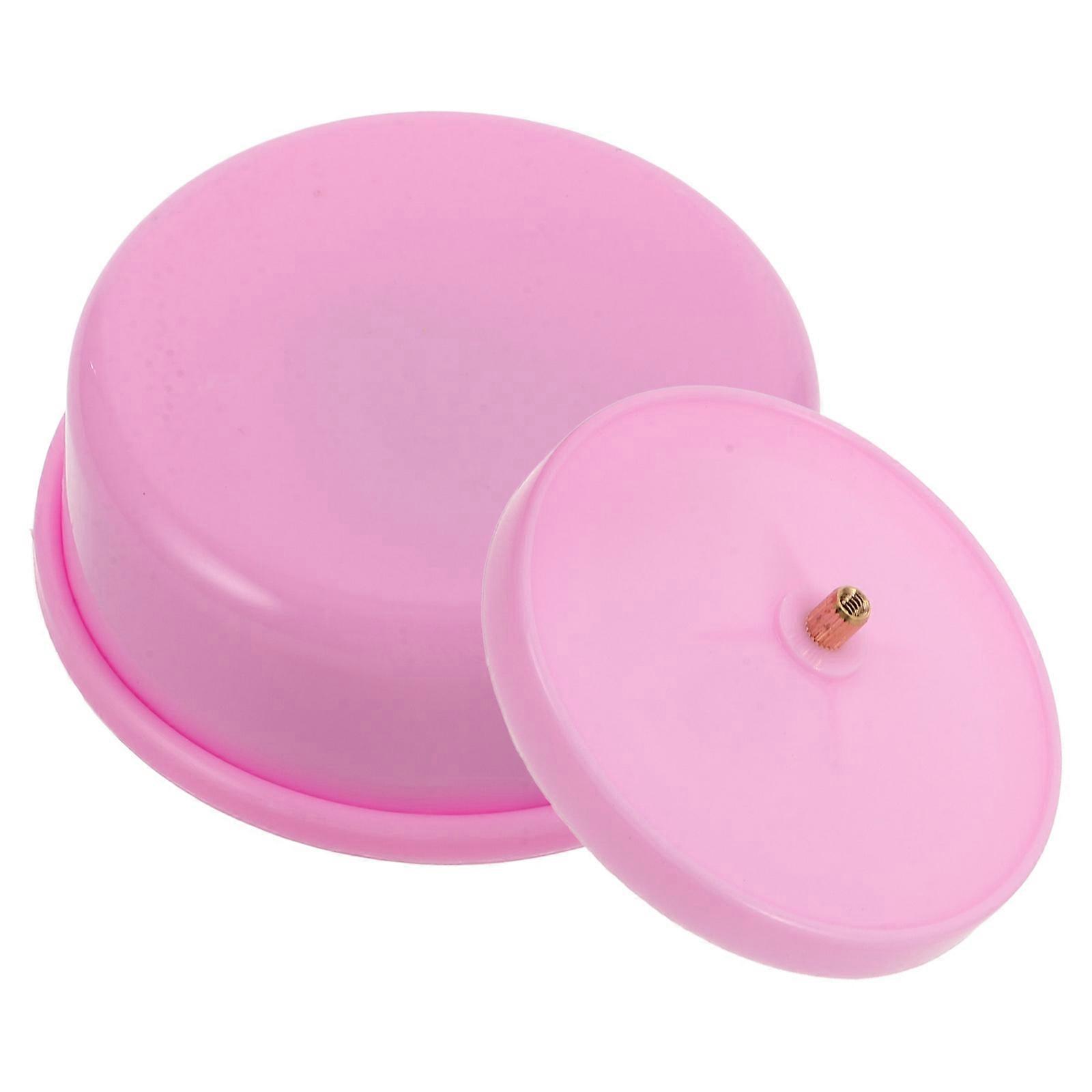 Mechanical Music Box Diy Supplies Enthusiasts Rotating Music Box Base Built-in Music Movement Pink 1Set