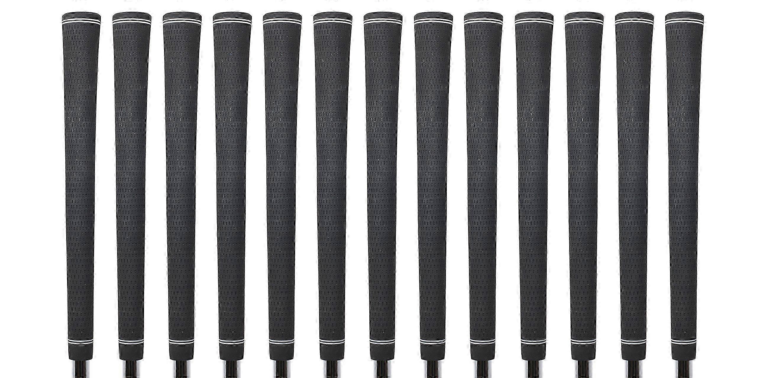 Majek 13 חתיכות ג'מבו ג'מבו אוברסייז לגברים אוברסייז אחיזות גולף +1/8 אינץ' עבה מהסטנדרט, לידיים גדולות או אצבעות דלקת פרקים