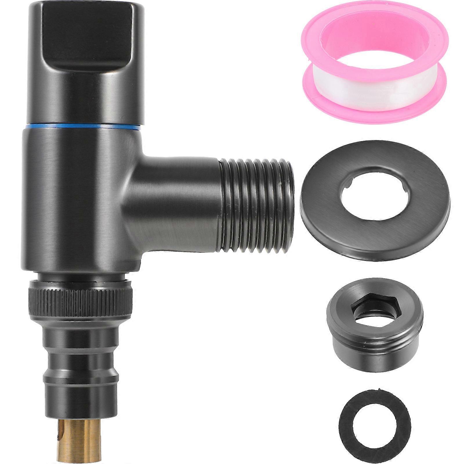 Durable Washing Machine Faucet Angle Valve Cold Water Tap Accessory Multi Functional Hose for Kitchen Bathroom and Various Water Applications