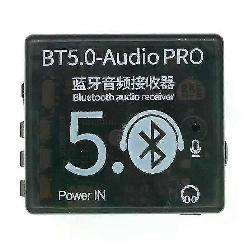 BT50 PRO Audio Module With Case Bluetooth Audio Decoder Board Lossless Car Audio Amplifier DIY Audio Decoder Board With Mic