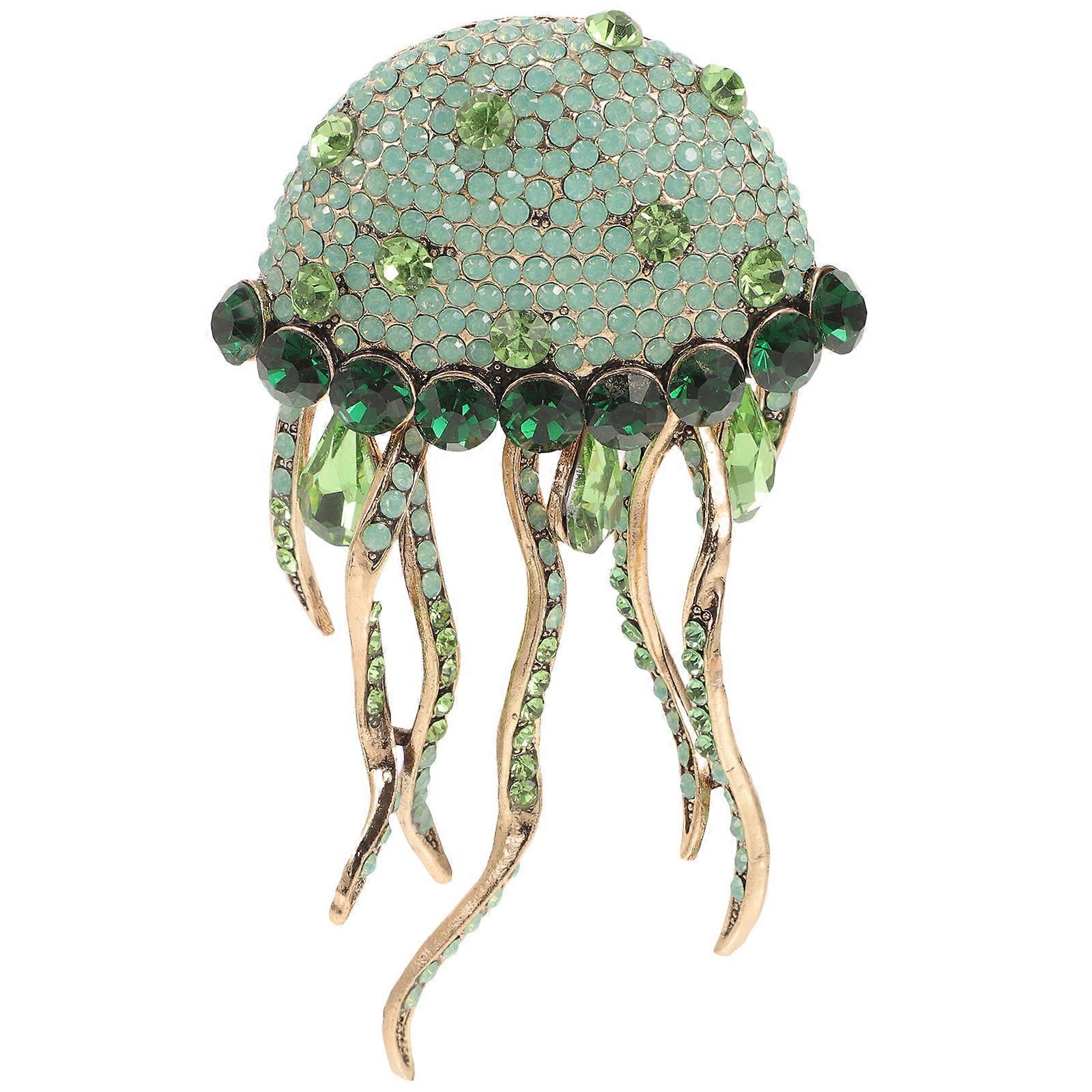 Bande dessinée broche strass méduse épingle femmes à la mode 1Pack